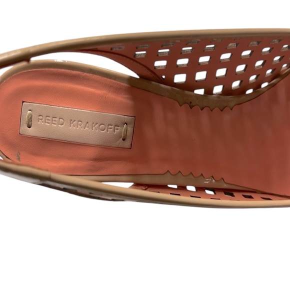 Reed Krakoff Women's Orange Slingback Heels - Picture 6 of 6